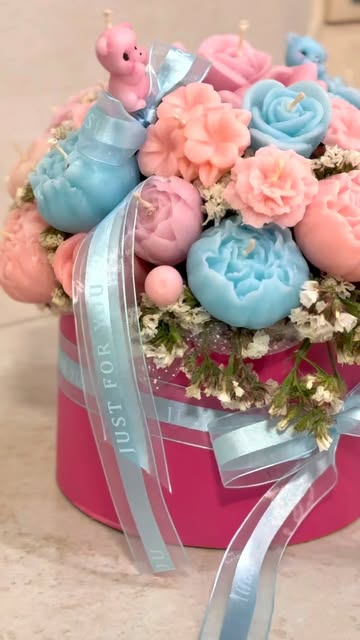 باکس گل شمع