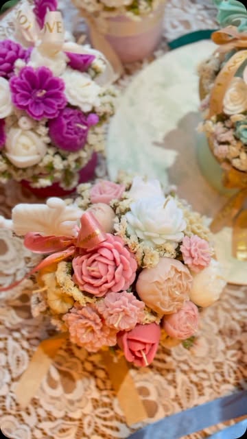 باکس گلهاي شمعي سايز كوچيك