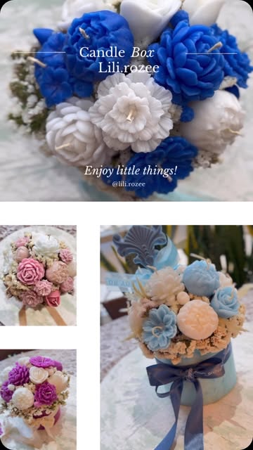 باکس شمع دست‌ساز